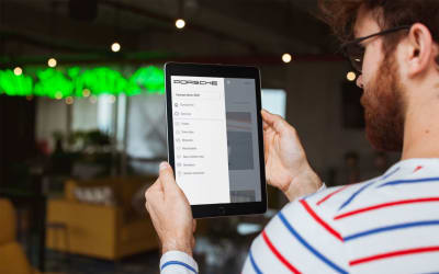 Projekt Business Relations Plattform für Porsche
