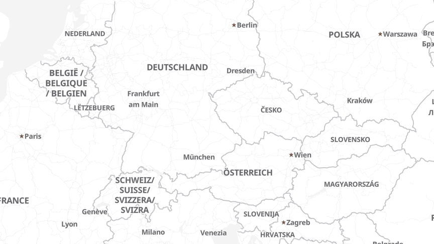 Karte der Standorte von BE-terna GmbH