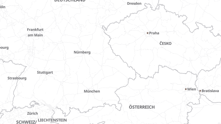 Karte der Standorte von NVISO