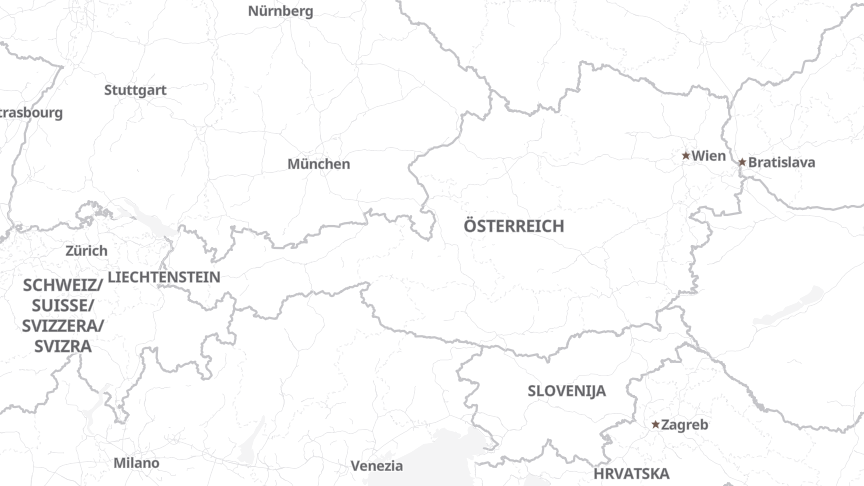 Karte der Standorte von Deloitte