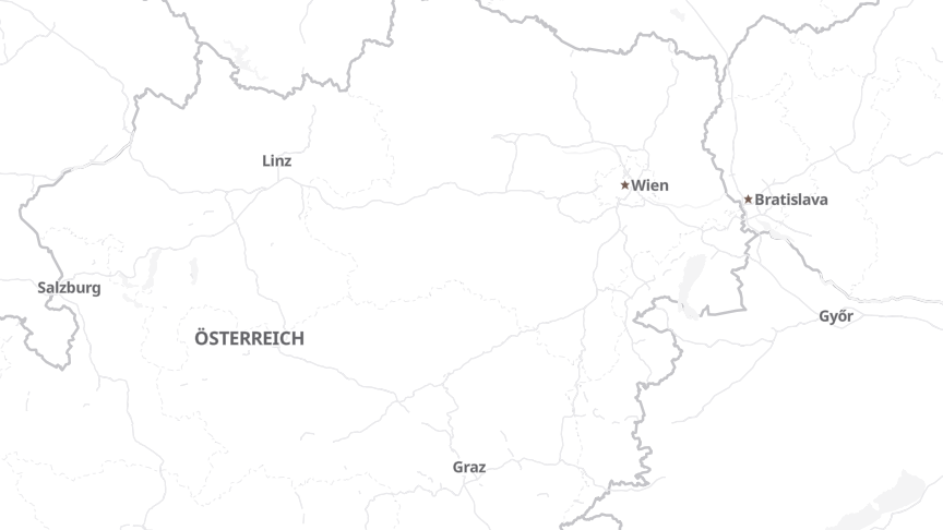 Karte der Standorte von Vestas Österreich GmbH