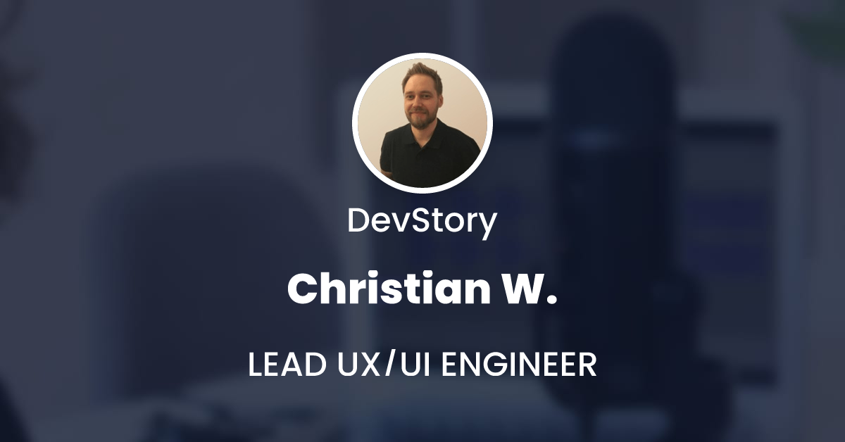 Was macht ein Lead UX/UI Engineer? Christian W. im Interview DEVjobs.at