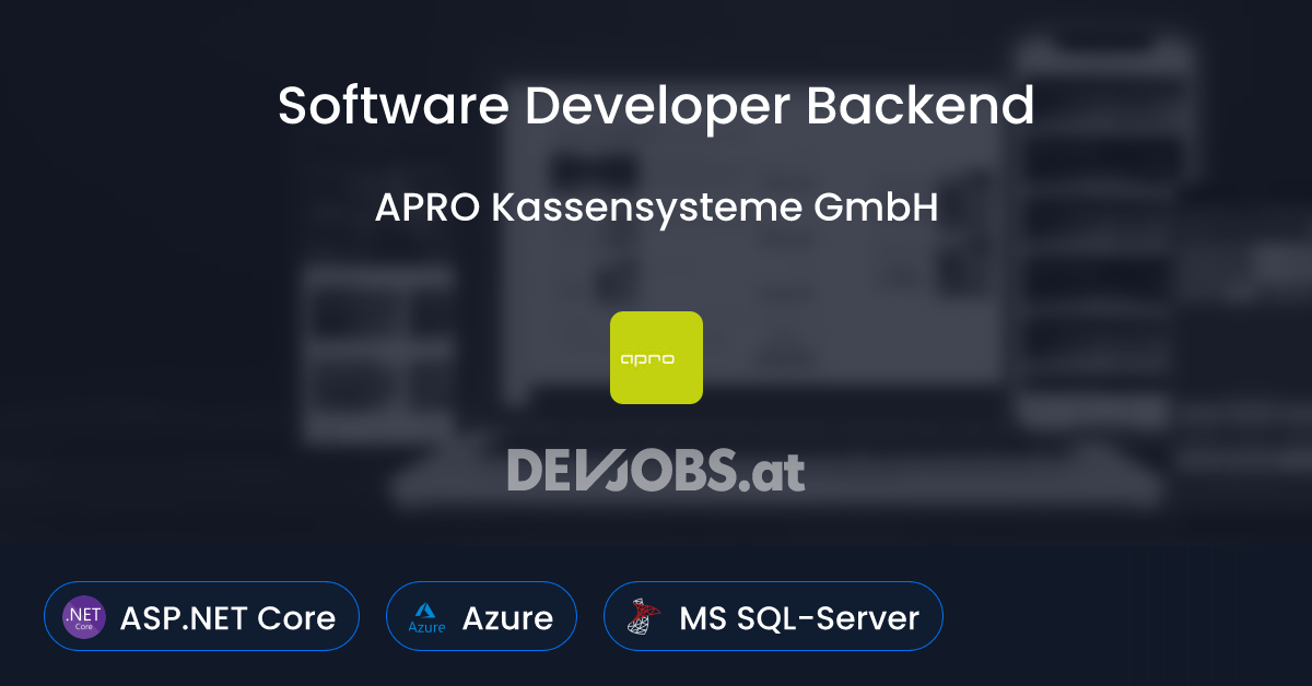 Erstaunlich Software Developer Backend Bild