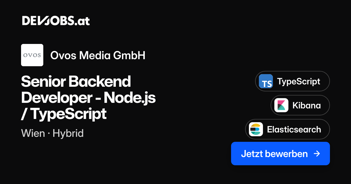 Full Stack Product Developer / Systems Architect bei Ovos Media GmbH ...
